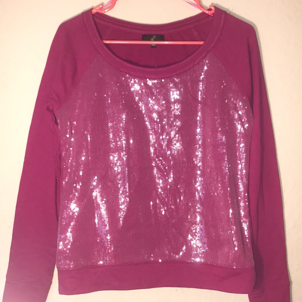 🆕 Hot Pink Sequin Sweater